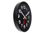 Wandklok NeXtime Station All Black 35cm zwart aluminium