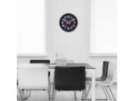 Wandklok NeXtime Station All Black 35cm zwart aluminium