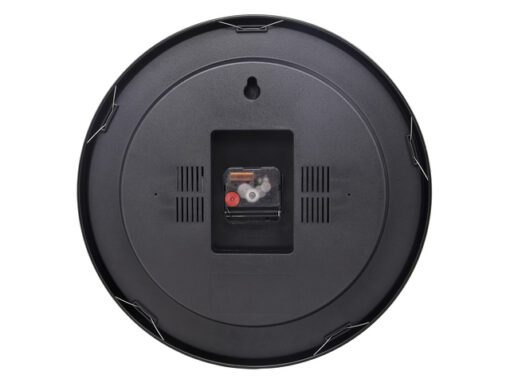 Wandklok NeXtime Station All Black 35cm zwart aluminium