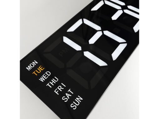 Wandklok NeXtime Super Digi 38,8 x 12,9 cm