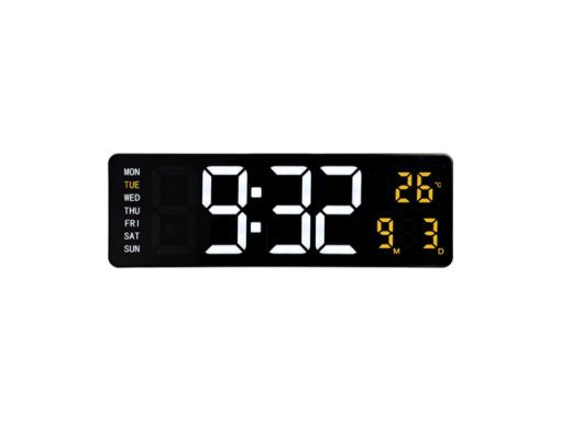 Wandklok NeXtime Super Digi 38,8 x 12,9 cm