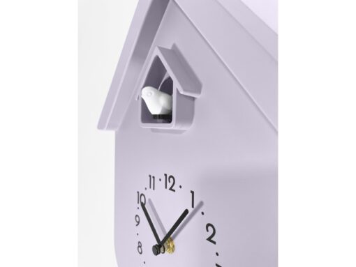 Wandklok NeXtime Twitter 21,5x41,5 cm lavendel
