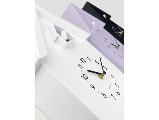 Wandklok NeXtime Twitter 21,5x41,5 cm lavendel