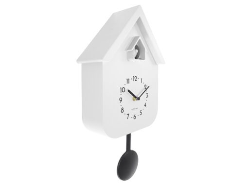 Wandklok NeXtime Twitter 21,5x41,5 cm wit