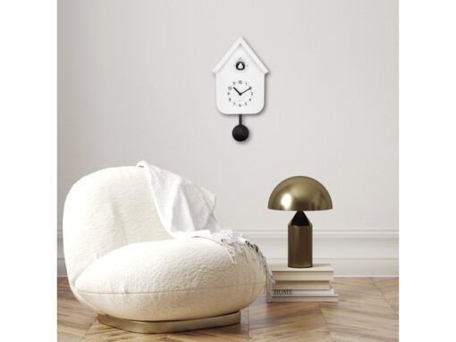 Wandklok NeXtime Twitter 21,5x41,5 cm wit