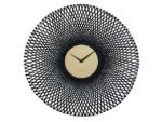 Wandklok NeXtime Vortex 60 cm zwart