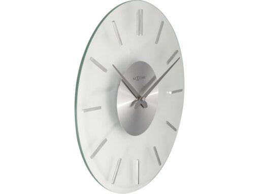 Wandklok NeXtime dia. 26 cm, glas, Stripe