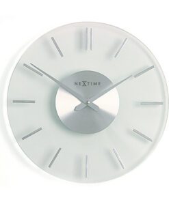 Wandklok NeXtime dia. 26 cm, glas, Stripe