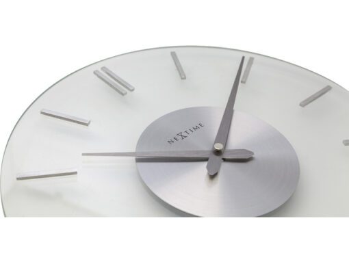 Wandklok NeXtime dia. 26 cm, glas, Stripe