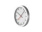 Wandklok NeXtime dia. 35 cm, geborsteld aluminium, 'Station'