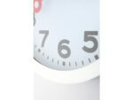 Wandklok NeXtime dia. 35 cm, geborsteld aluminium, 'Station'