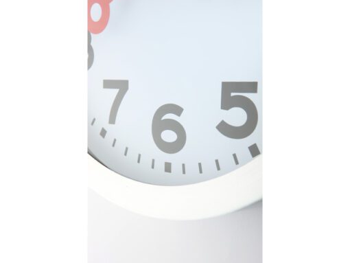 Wandklok NeXtime dia. 35 cm, geborsteld aluminium, 'Station'