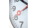 Wandklok NeXtime dia. 35 cm, geborsteld aluminium, 'Station'