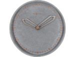 Wandklok NeXtime dia. 35 cm, polyresin, grijs