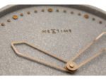 Wandklok NeXtime dia. 35 cm, polyresin, grijs