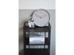 Wandklok NeXtime dia. 35 cm, polyresin, grijs