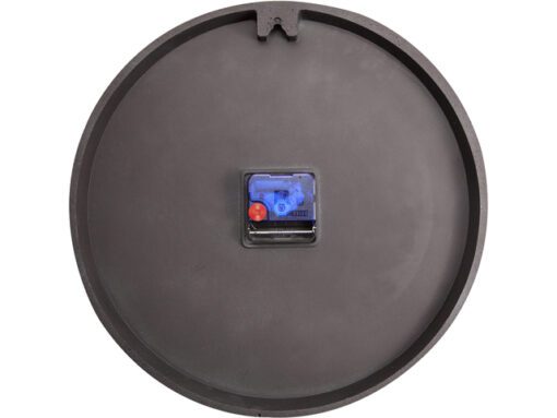 Wandklok NeXtime dia. 35 cm, polyresin, zwart
