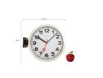 Wandklok NeXtime dia. 38 cm, aluminium/glas, wit