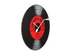 Wandklok NeXtime dia. 43 cm, glas, 'Vinyl Tap'