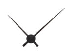 Wandklok NeXtime dia. 85 cm, aluminium, zwart, Hands