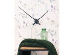 Wandklok NeXtime dia. 85 cm, aluminium, zwart, Hands