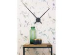 Wandklok NeXtime dia. 85 cm, aluminium, zwart, Hands