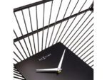 Wandklok Nextime 70x45x15 cm zwart metaal Vasco