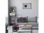Wandklok Nextime 70x45x15 cm zwart metaal Vasco
