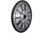 Wandklok Nextime Cleopatra Mirror dia 56cm glas zwart