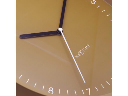 Wandklok Nextime dia 30cm Geel Aluminium Berlin