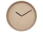 Wandklok Nextime dia 30cm Roze Aluminum Berlin
