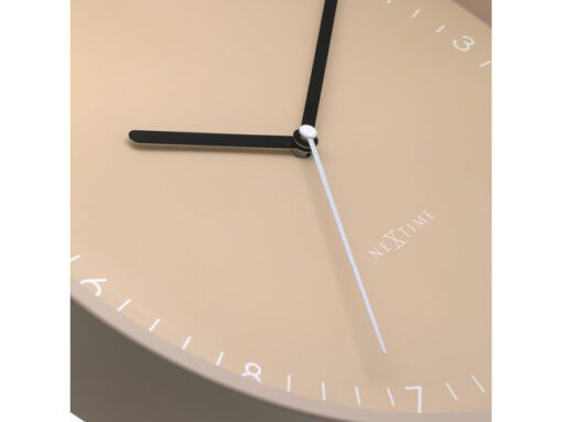 Wandklok Nextime dia 30cm Roze Aluminum Berlin