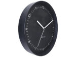 Wandklok Nextime dia 30cm Zwart Aluminum Berlin