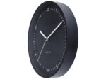 Wandklok Nextime dia 30cm Zwart Aluminum Berlin
