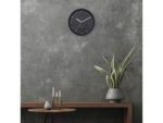Wandklok Nextime dia 30cm Zwart Aluminum Berlin