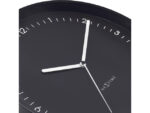 Wandklok Nextime dia 30cm Zwart Aluminum Berlin