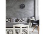 Wandklok Nextime dia 30cm Zwart Aluminum Berlin