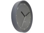 Wandklok Nextime dia 30cm grijs aluminium Berlijn