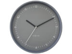 Wandklok Nextime dia 30cm grijs aluminium Berlijn