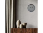 Wandklok Nextime dia 30cm grijs aluminium Berlijn