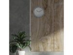 Wandklok Nextime dia 30cm grijs aluminium Berlijn