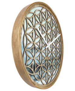 de klok creÃert een verbinding met de natuur en zal zeker elegantie en rust in de kamer brengen. Deze klok werkt op 1 x AA-batterij (niet inbegrepen).