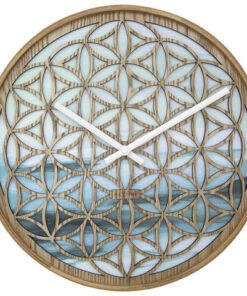 Wandklok Nextime dia 40cm Groen Hout Concord