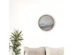 Wandklok Nextime dia 40cm Groen Hout Concord