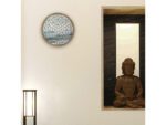 Wandklok Nextime dia 40cm Groen Hout Concord