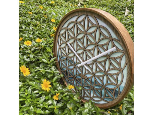 Wandklok Nextime dia 40cm Groen Hout Concord