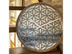 Wandklok Nextime dia 40cm Groen Hout Concord