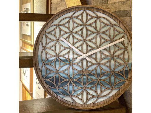 Wandklok Nextime dia 40cm Groen Hout Concord