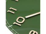Wandklok Nextime dia 40cm Groen glas/Aluminium Classy Medium