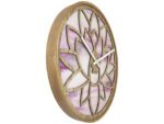 Wandklok Nextime dia 40cm Roze Hout Lotus